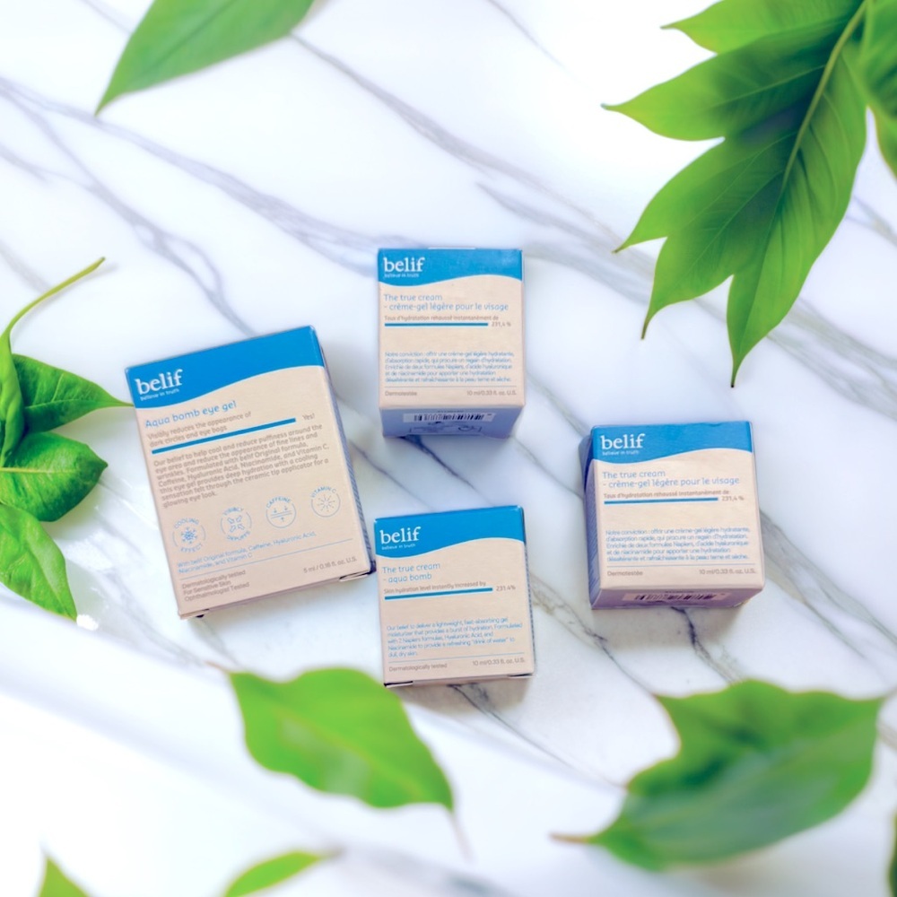 💦 BELIF The True Cream  + Aqua Bomb Eye Gel Set of Minis